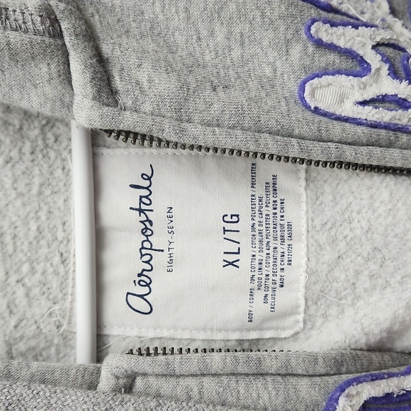 Aeropostale XL zip up hoodie - Picture 2 of 4